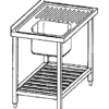 Sink Single and draining board- 100680-100699