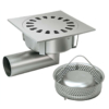 Gully 250x250 outlet 76/80mm Code: P.030L/2