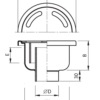 Gully 100mm outlet 40mm Code: P.031